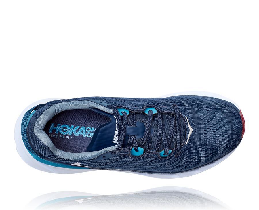 Tenis Hoka One One Hombre Azul Marino/Blancos - Elevon 2 - OBJC09643